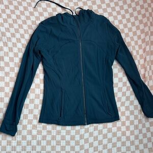 Hooded Define Jacket in Night Diver size 10